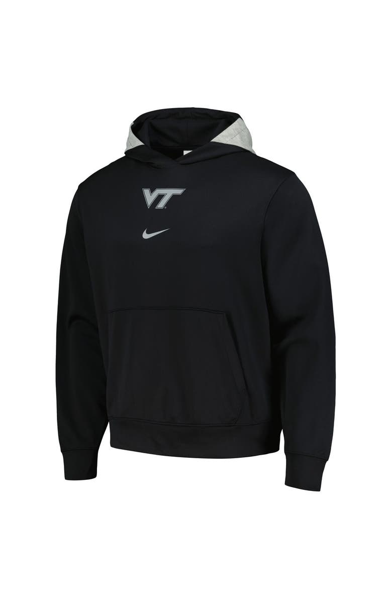 Nike Men's Nike Black Virginia Tech Hokies Basketball Spotlight Performance Pullover Hoodie, Alternate, color, 