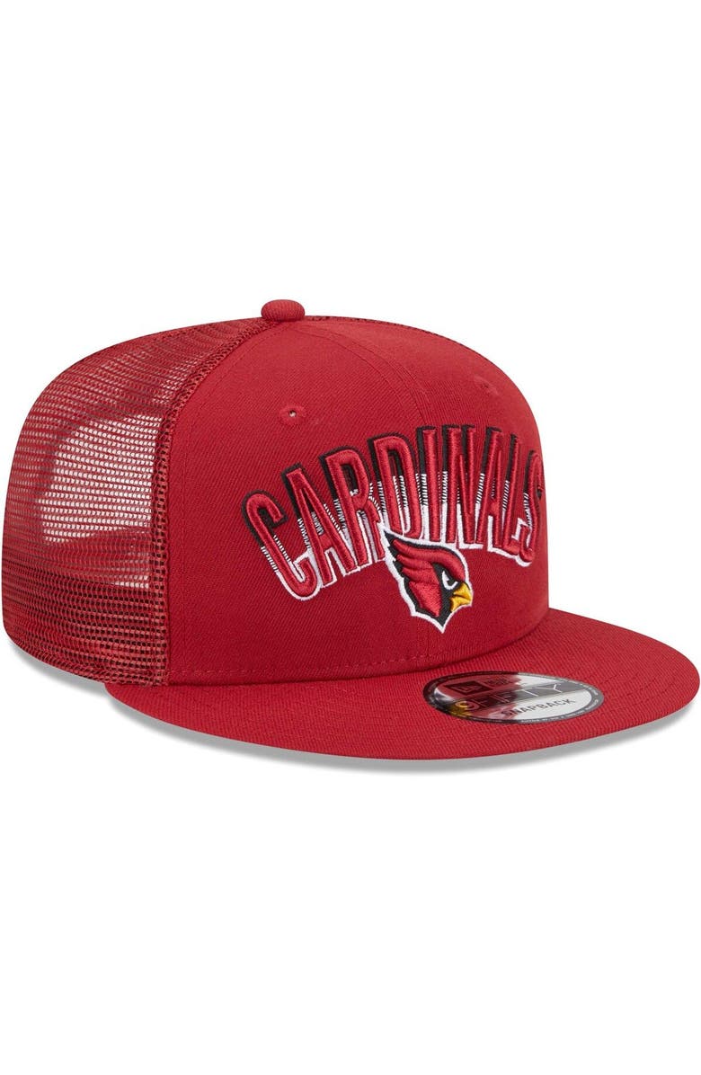 New Era Men's New Era Cardinal Arizona Cardinals Grade Trucker 9FIFTY Snapback Hat, Alternate, color, Cardinal