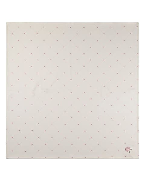 Baby Rosettes and Stitching Swaddle Blanket