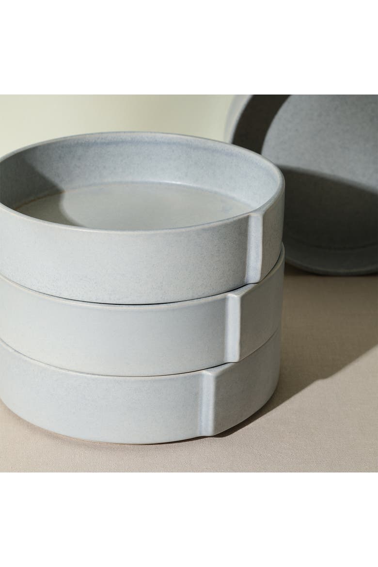 Bao Stoneware 4-Piece Pasta Bowl Set, Alternate, color, Blue-Grey