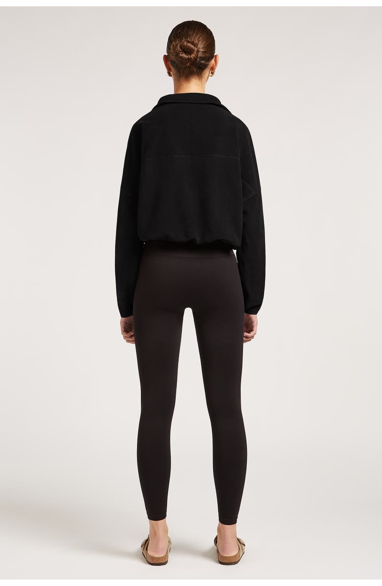 4TH ARQ Devan Long Sleeve Half-Zip Fleece, Alternate, color, Black