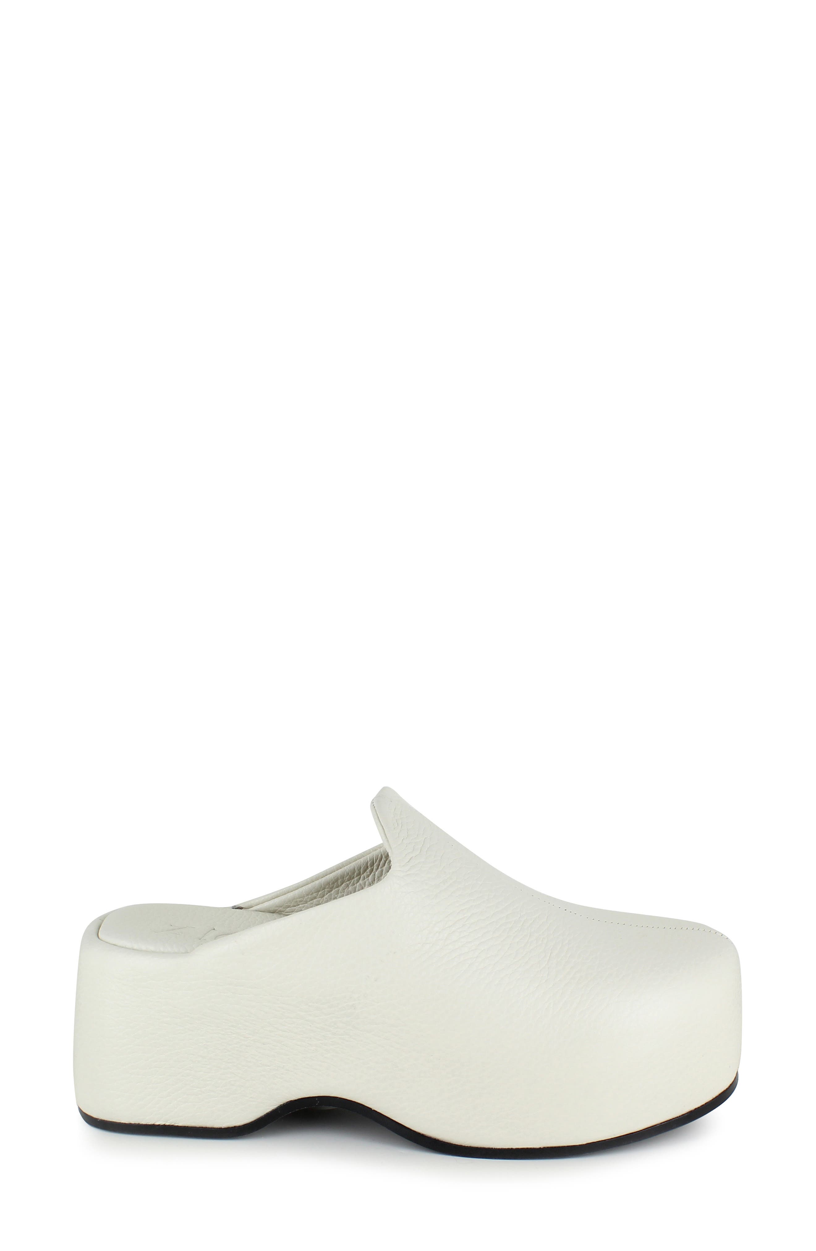 ZIGI Kristen Platform Clog, Alternate, color, Bone Leather