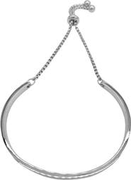 Adornia Water Resistant Curved Bar Slider Bracelet