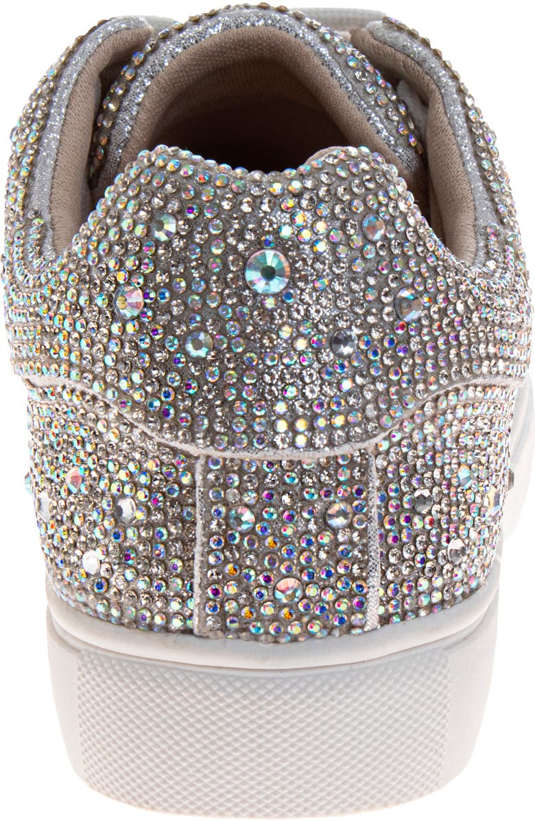 BADGLEY MISCHKA Kids' Glitzy Sneaker, Alternate, color,