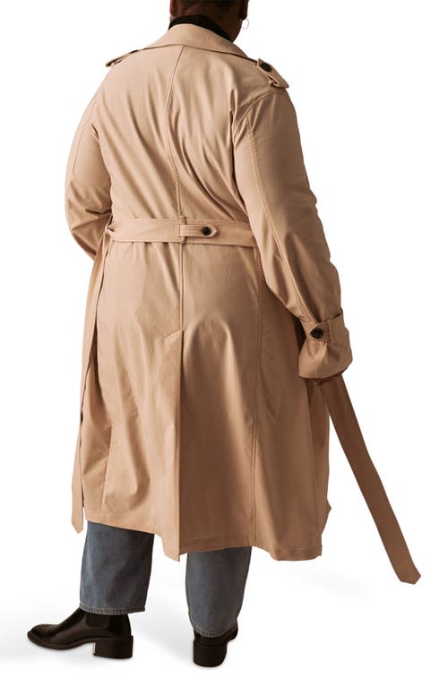 Universal Standard Henning X Us Park Soft Trench In Fog