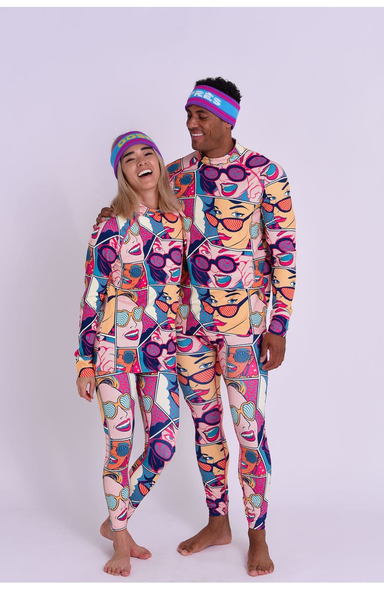 OOSC Baselayer Top - Comic Book Candy Men's, Alternate, color, Multi-Colour