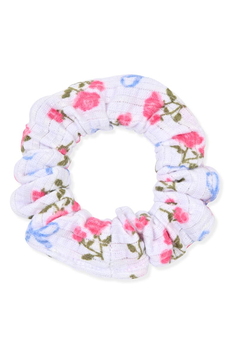 SLEEP ON IT Kids' Two-Piece Short Pajamas & Scrunchie Set, Alternate, color, Blue