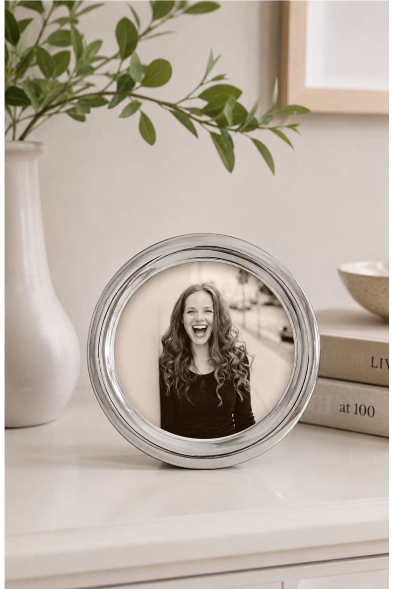 Signature Round 5 x 5-Inch Picture Frame, Alternate, color, NO COLOR