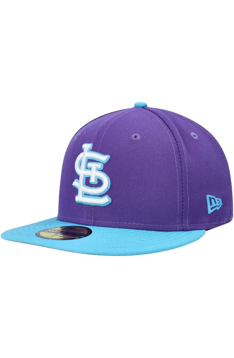 New Era Men's New Era Purple St. Louis Cardinals Vice 59FIFTY Fitted Hat, Alternate, color, 
