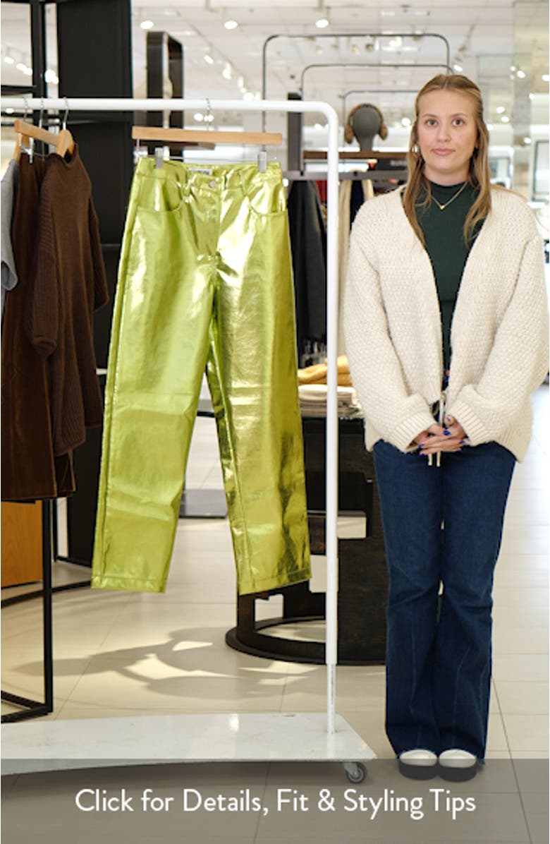 Shiny Straight Leg Pants, sales video thumbnail