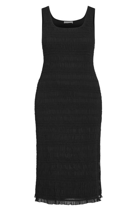 Emelia Smocked Midi Dress