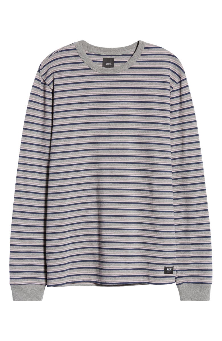 Vans Awbrey II Stripe Long Sleeve T-Shirt, Alternate, color,