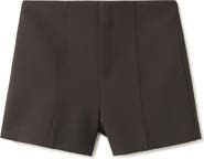 MANGO Front Seam Shorts