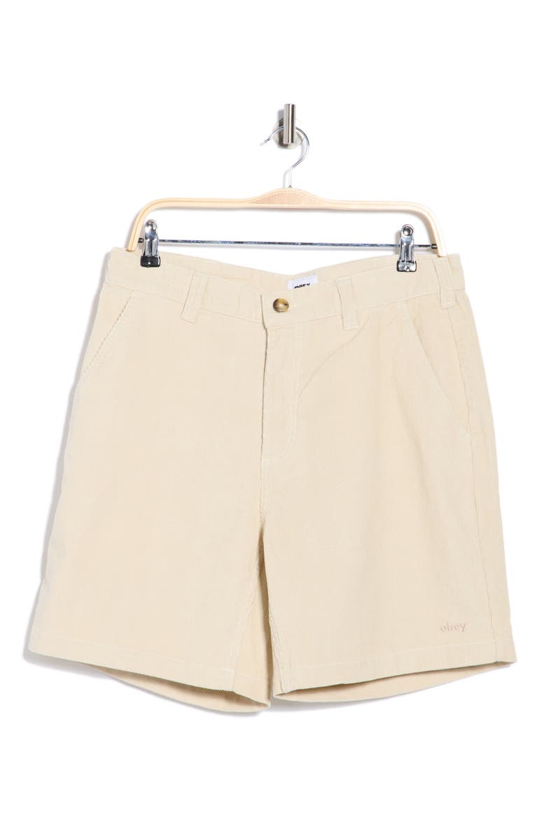 Daily Corduroy Shorts, Alternate, color, SILVER GREY FADED WASH