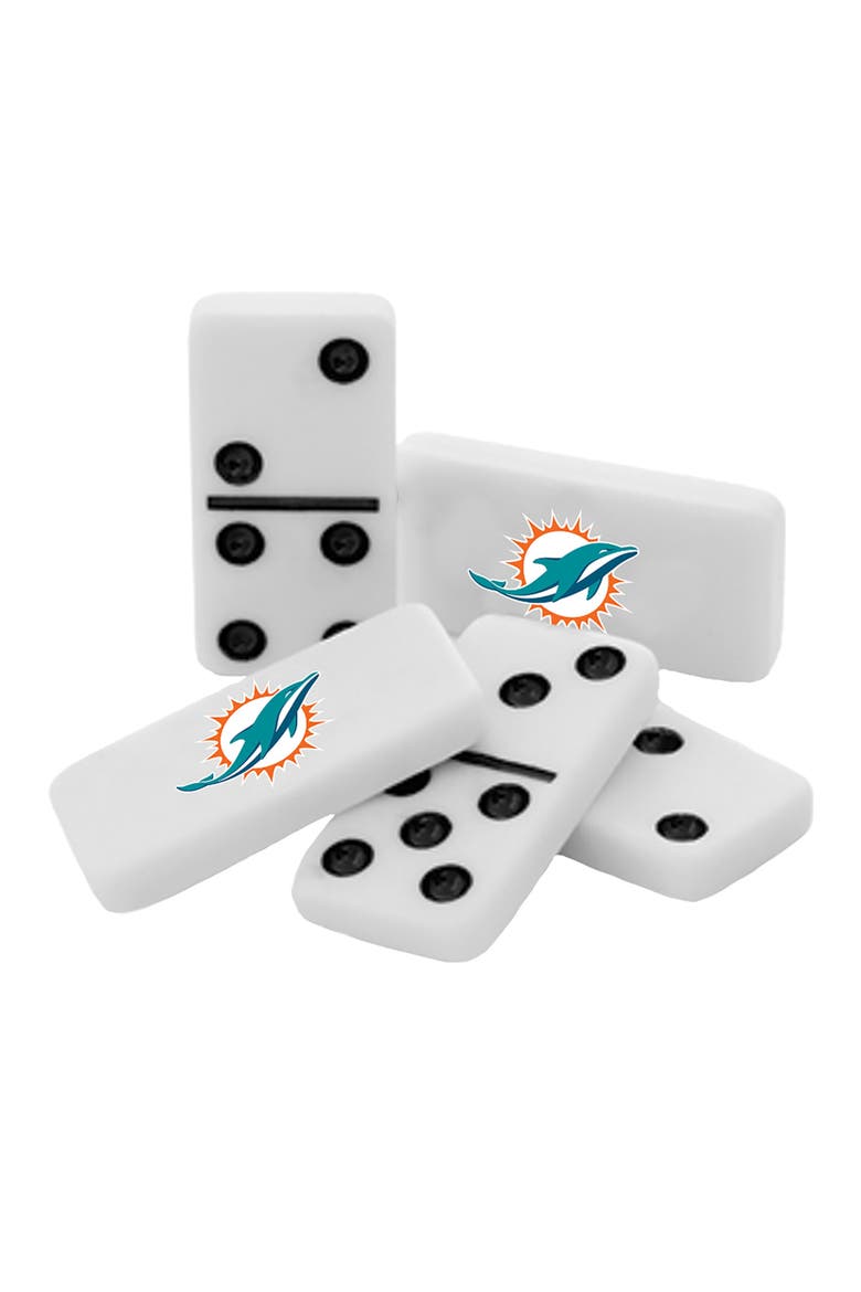 Miami Dolphins Dominoes, Alternate, color, Multicolor