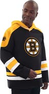 STARTER Men's Starter Black/Gold Boston Bruins Hockey Pullover Hoodie