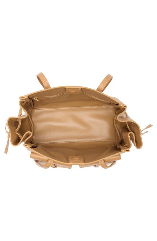 Jw Pei Linda Faux Leather Tote In Latte