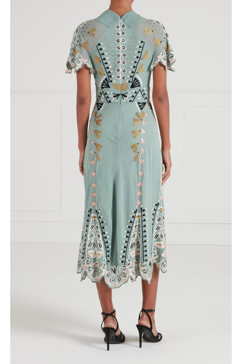 Rosalba Dress, Alternate, color, Jade Green