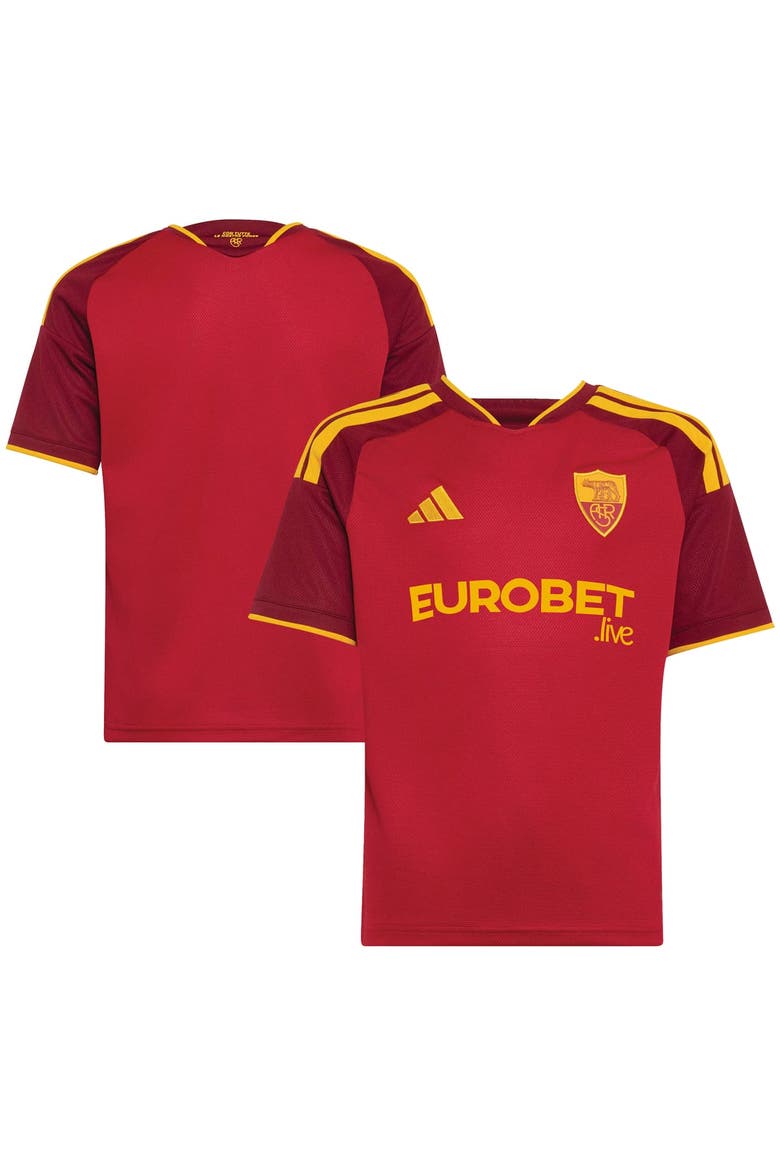 Youth adidas Red AS Roma 2026/27 Home Replica Jersey, Main, color, Red