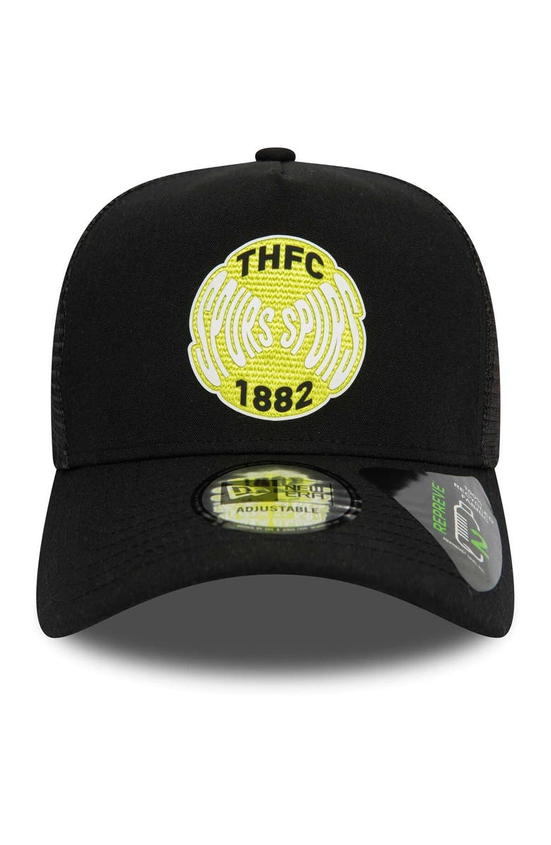 New Era Men's New Era Black Tottenham Hotspur Repreve E-Frame Adjustable Trucker Hat, Alternate, color, Black