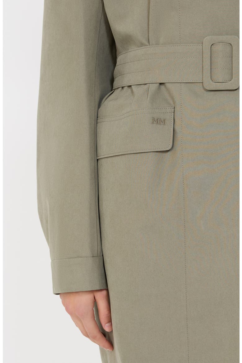 Bambola Cotton Blend Raincoat, Alternate, color, HORN GREY GREEN