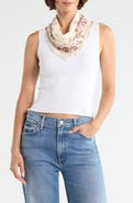 Melrose and Market Floral Twill Bandana