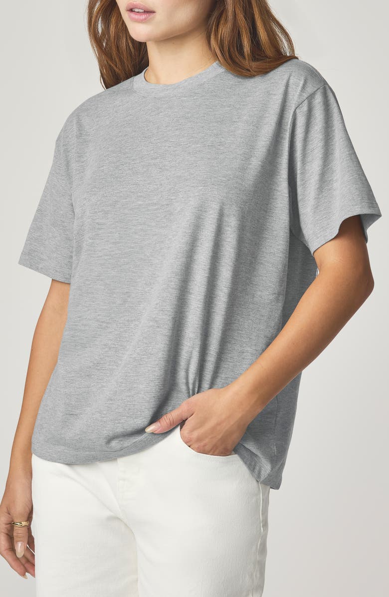 Florence by Mills Boyfriend T-Shirt, Main, color, Heather Grey