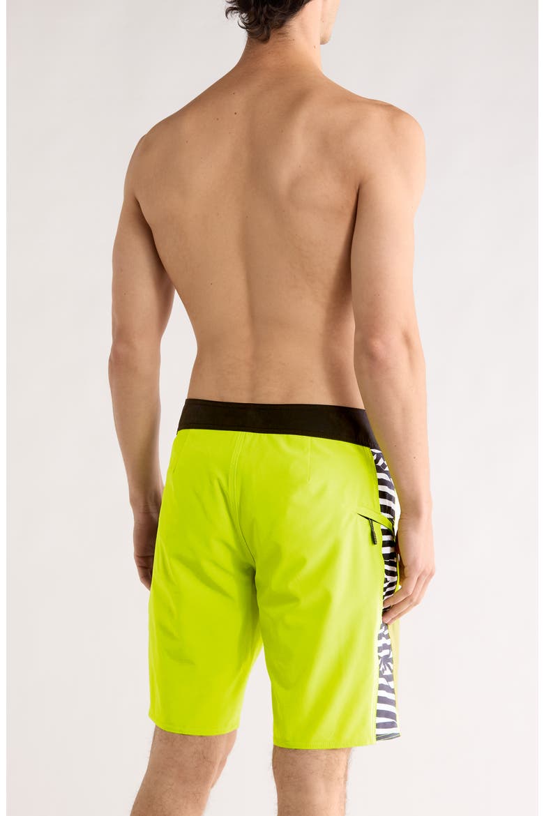 Mingle Mod Board Shorts, Alternate, color, TENNIS BALL