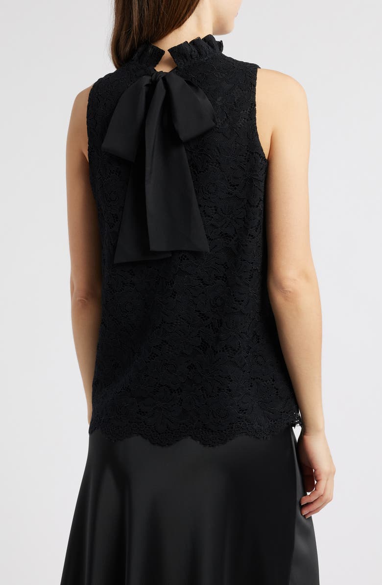 Anne Klein Metallic Lace Shell Tank, Alternate, color,