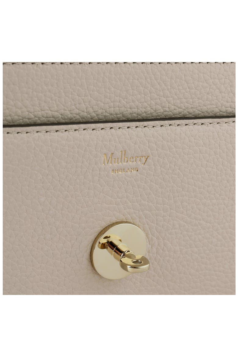 Small Darley Leather Clutch, Alternate, color, CHALK
