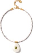 Chan Luu Braided Leather Pendant Necklace