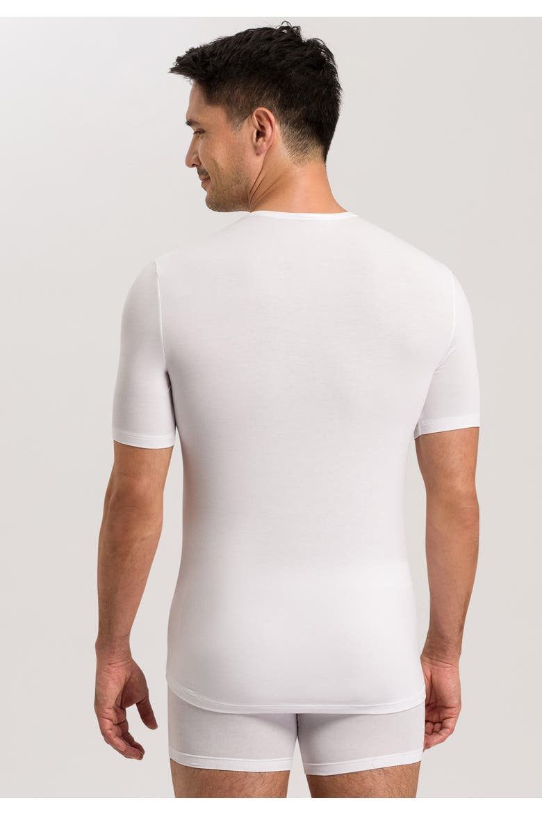 Natural Function TENCEL™ and Cotton Fitted Crew Neck T-Shirt, Alternate, color, White