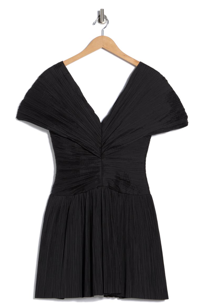 Avarie Minidress, Alternate, color, BLACK
