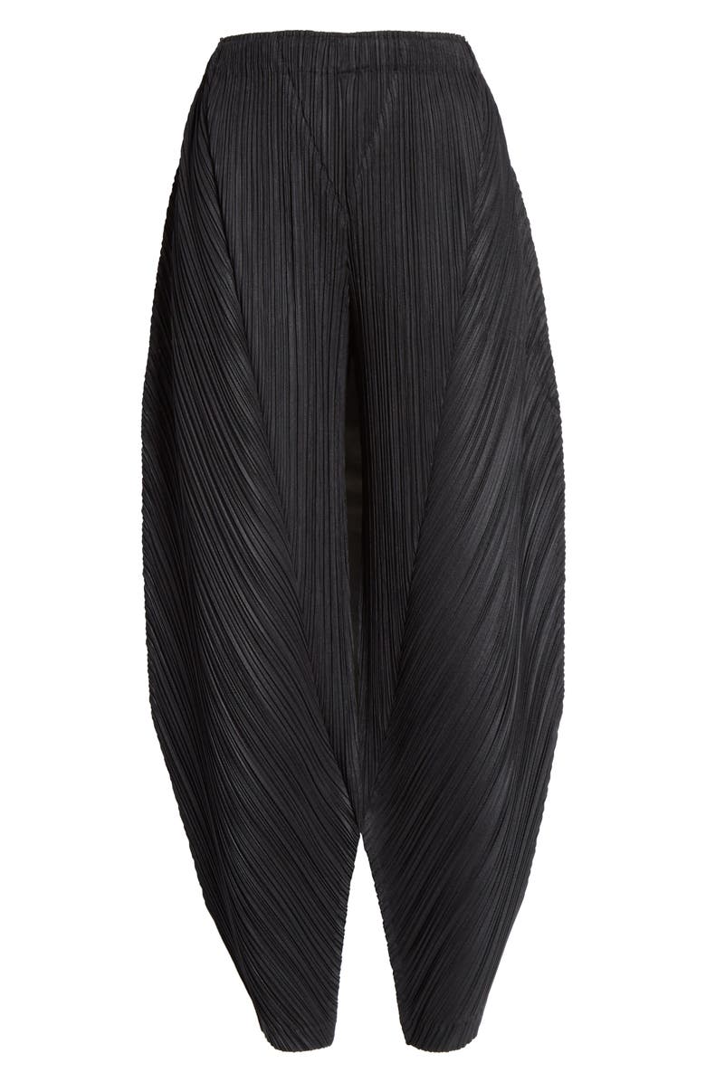 Pleats Please Issey Miyake Pleated Crop Pants, Alternate, color, 