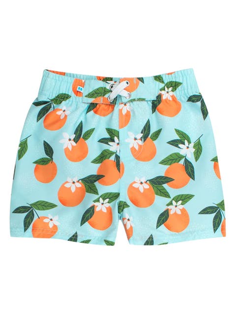 Boys Orange You The Sweetest UPF50+ Swim Trunks