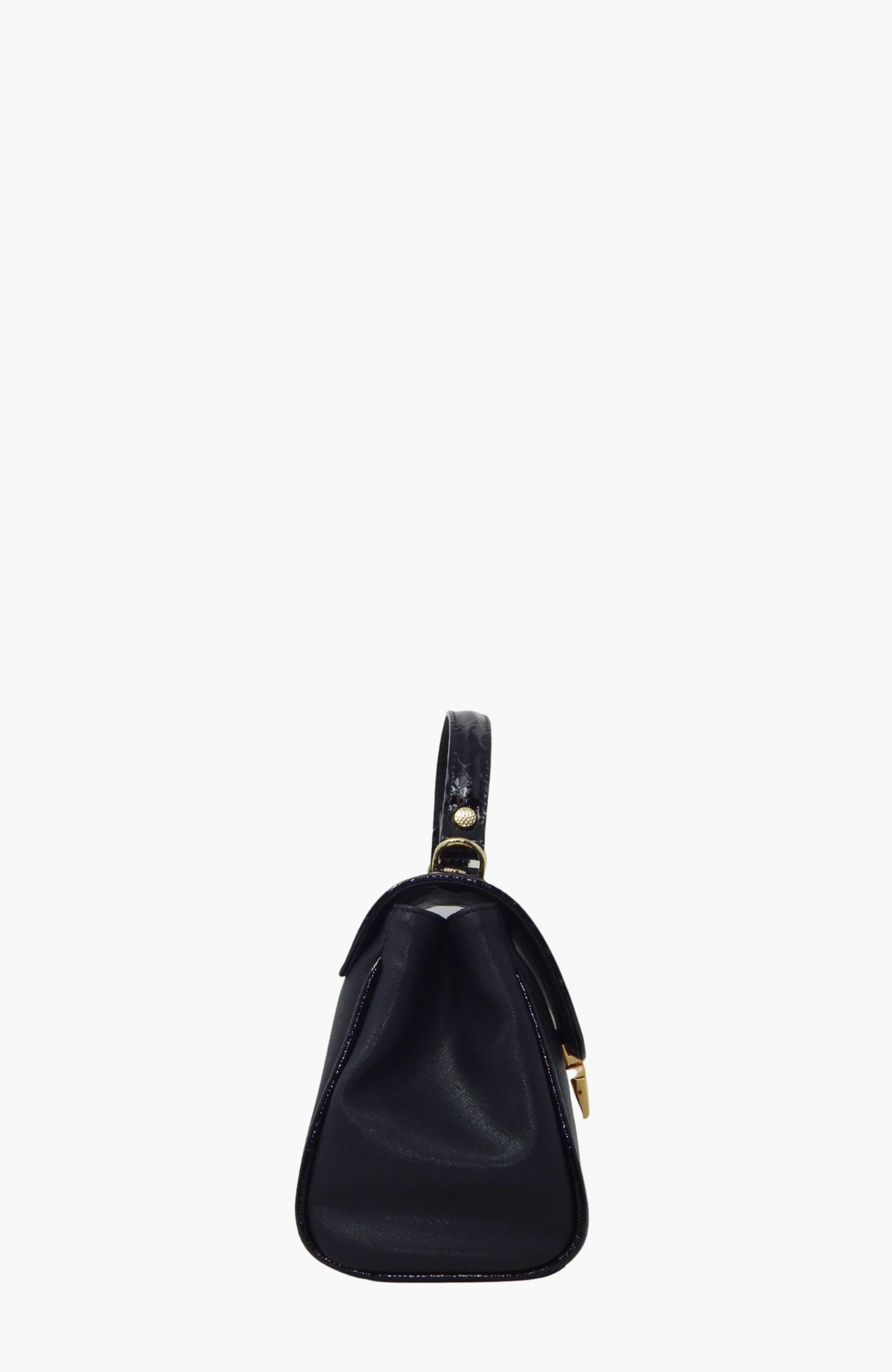 Cherry Blossom 526 Handbag, Alternate, color, Black