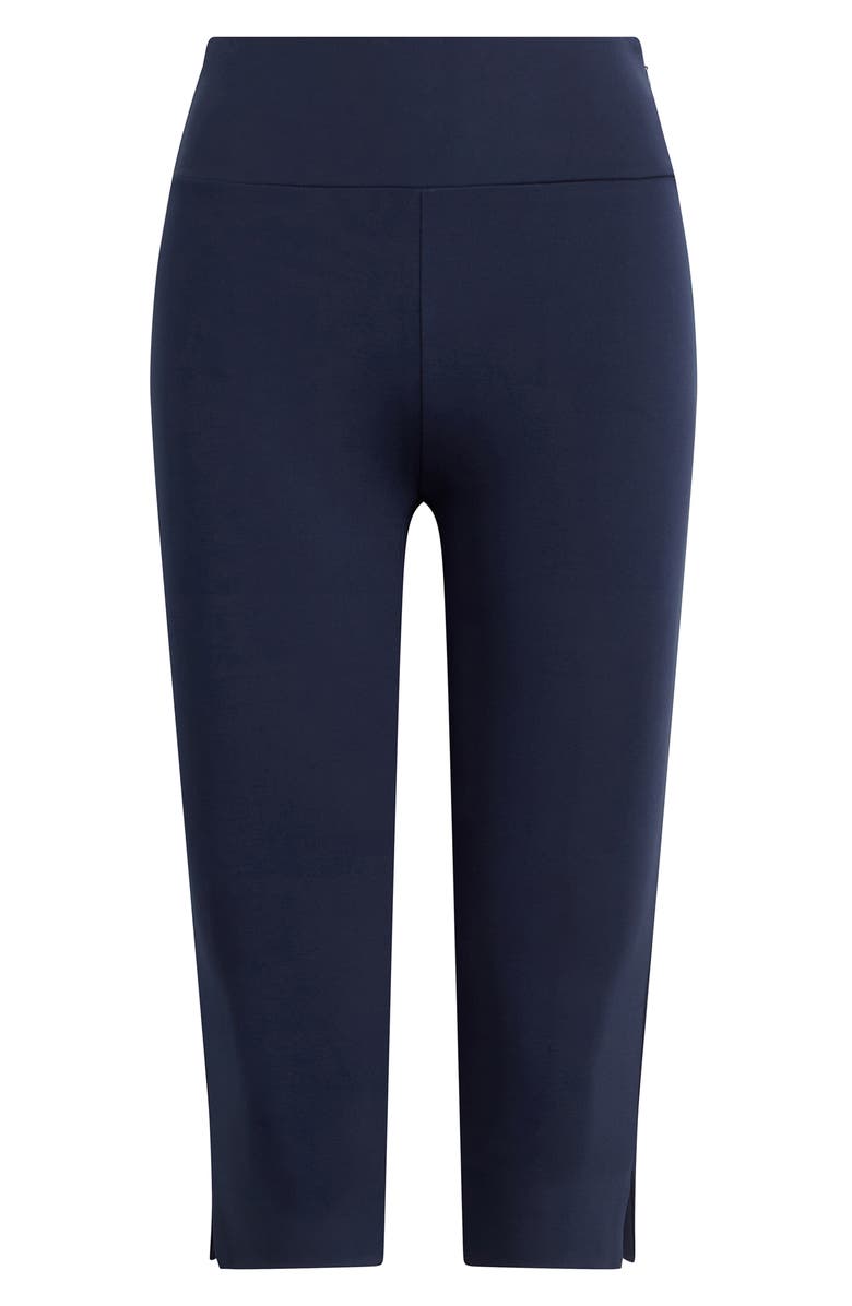 Favorite Daughter The Carrie Pedal Pusher Slit Hem Capri Pants, Alternate, color, Navy