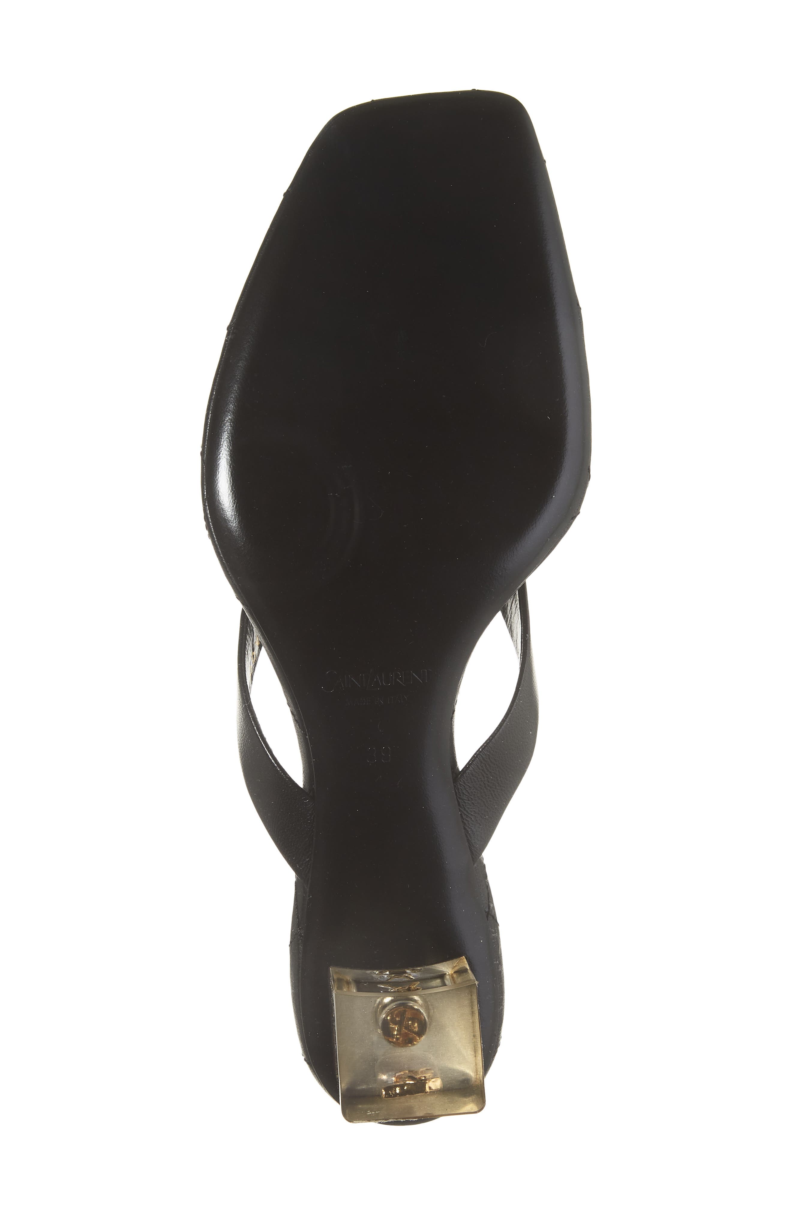 Ice Heeled Flip Flop, Alternate, color, NERO