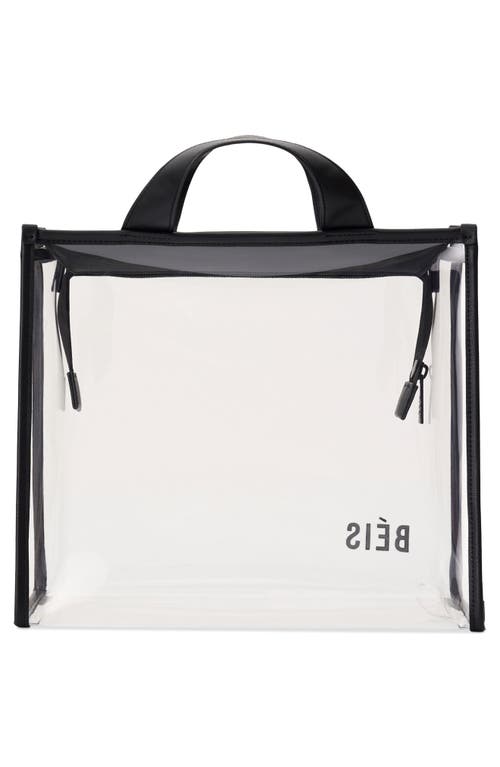 Beis Béis The Clear Stadium Tote In White