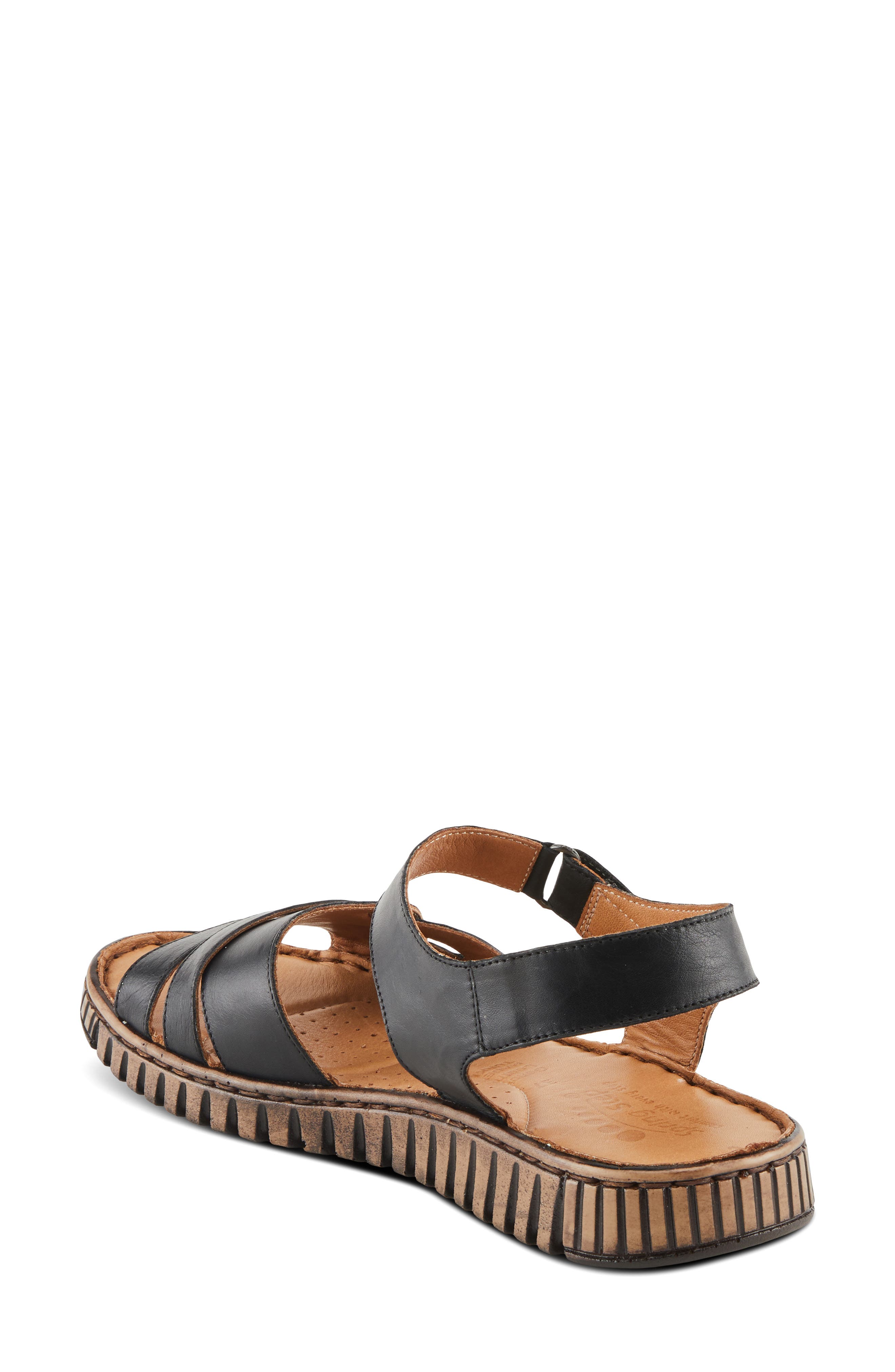 Nochella Ankle Strap Sandal, Alternate, color, BLACK