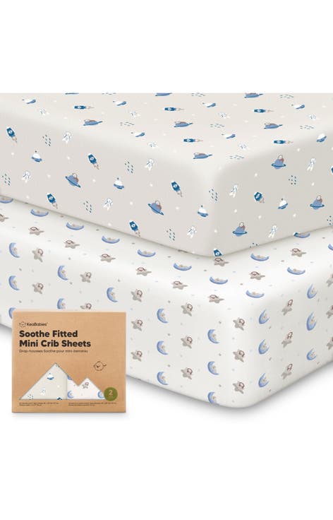 Soothe Fitted Mini Crib Sheet