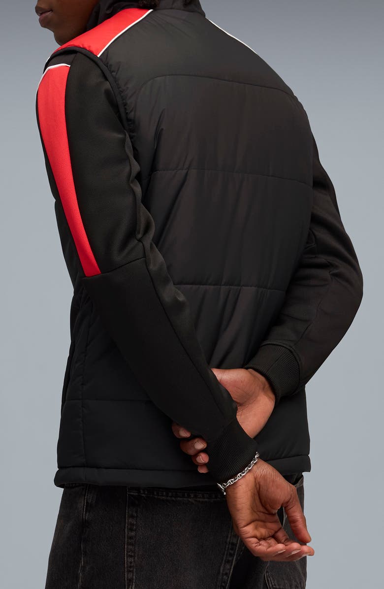 PUMA Ferrari MT7 Quilted Vest, Alternate, color, Puma Black