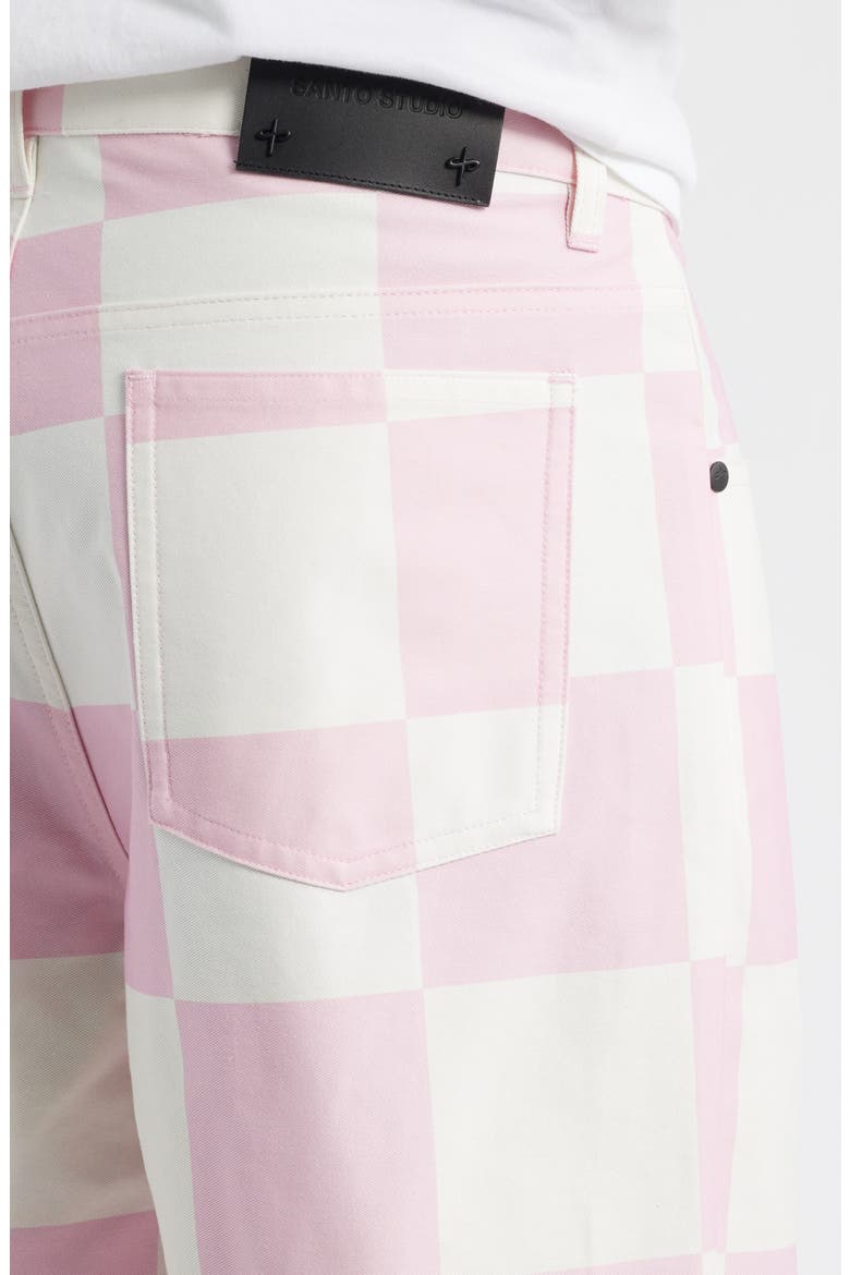 Palermo Milano Checkerboard Pants, Alternate, color, GRATITUDE PINK