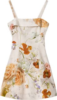AllSaints Char Floral Print Minidress