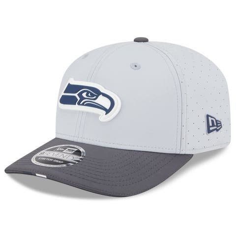 Men's New Era  Gray/Graphite Seattle Seahawks 2025 NFL Training Camp 9SEVENTY Adjustable Hat