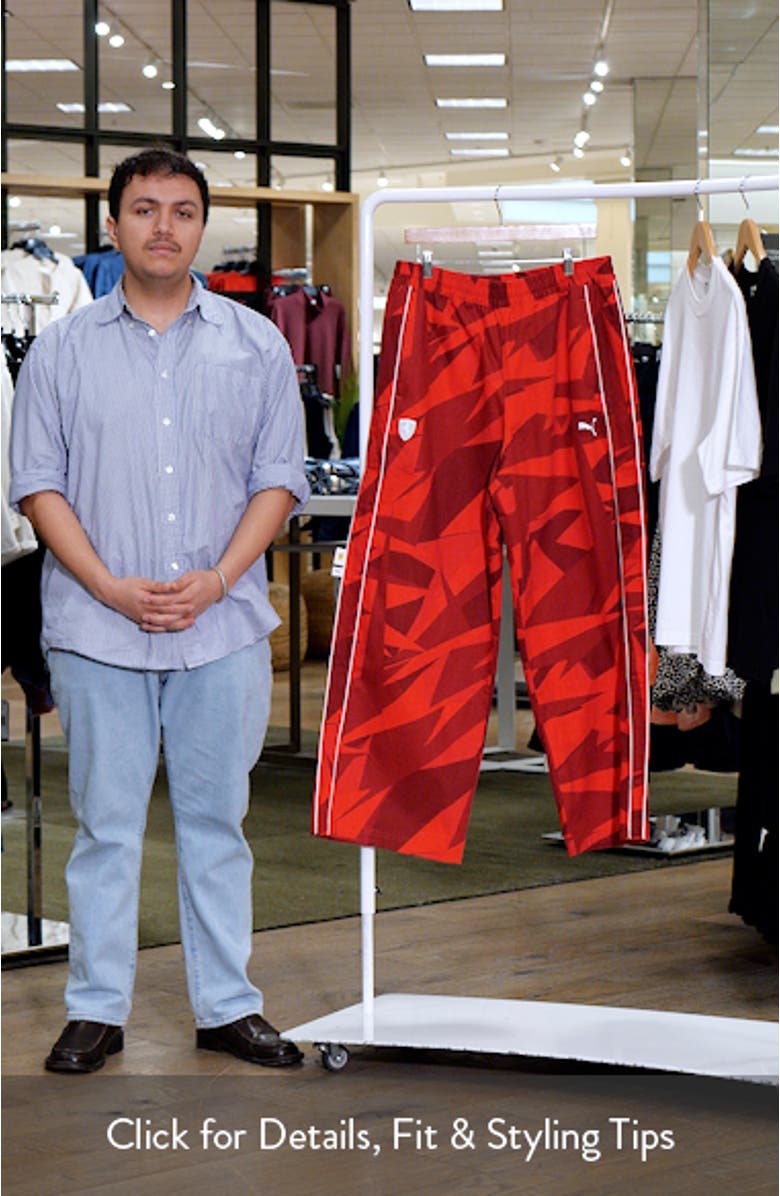 x Ferrari 20 Years of Red Cotton Twill Pants, sales video thumbnail