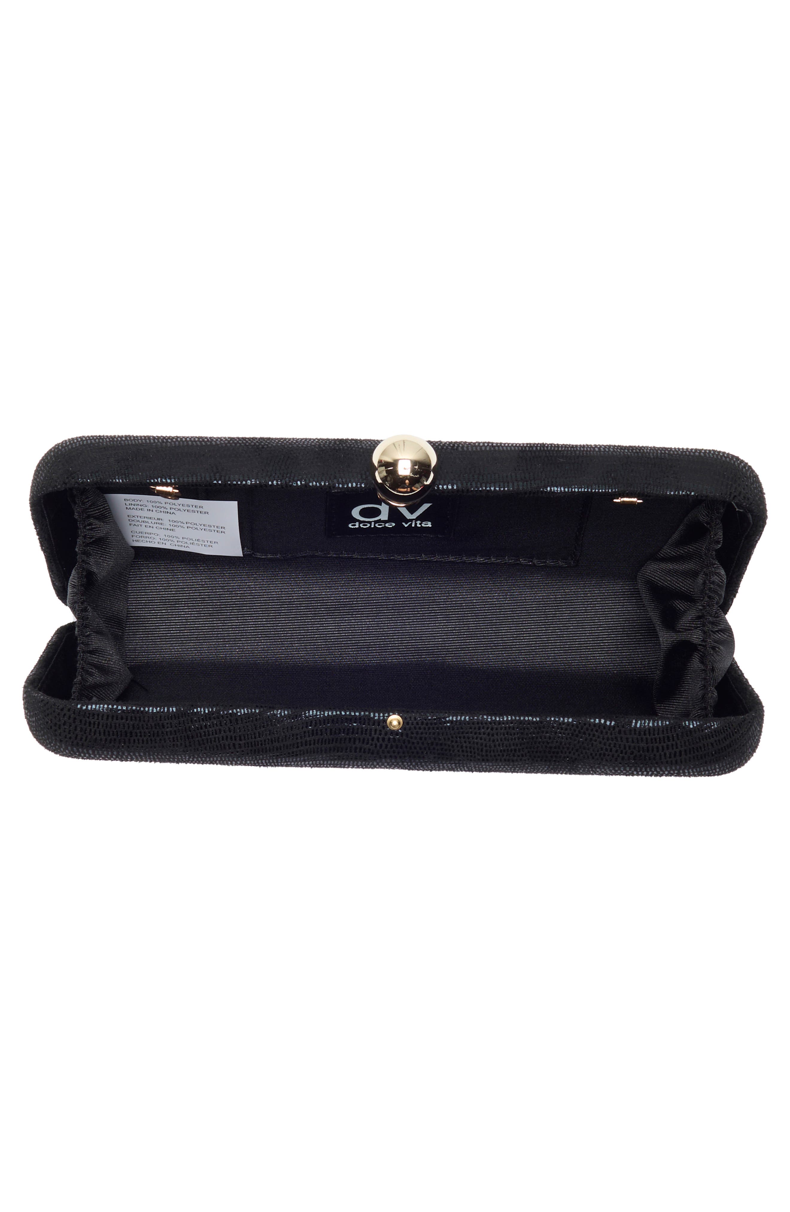 Dolce Vita Benson Clutch, Alternate, color, Black