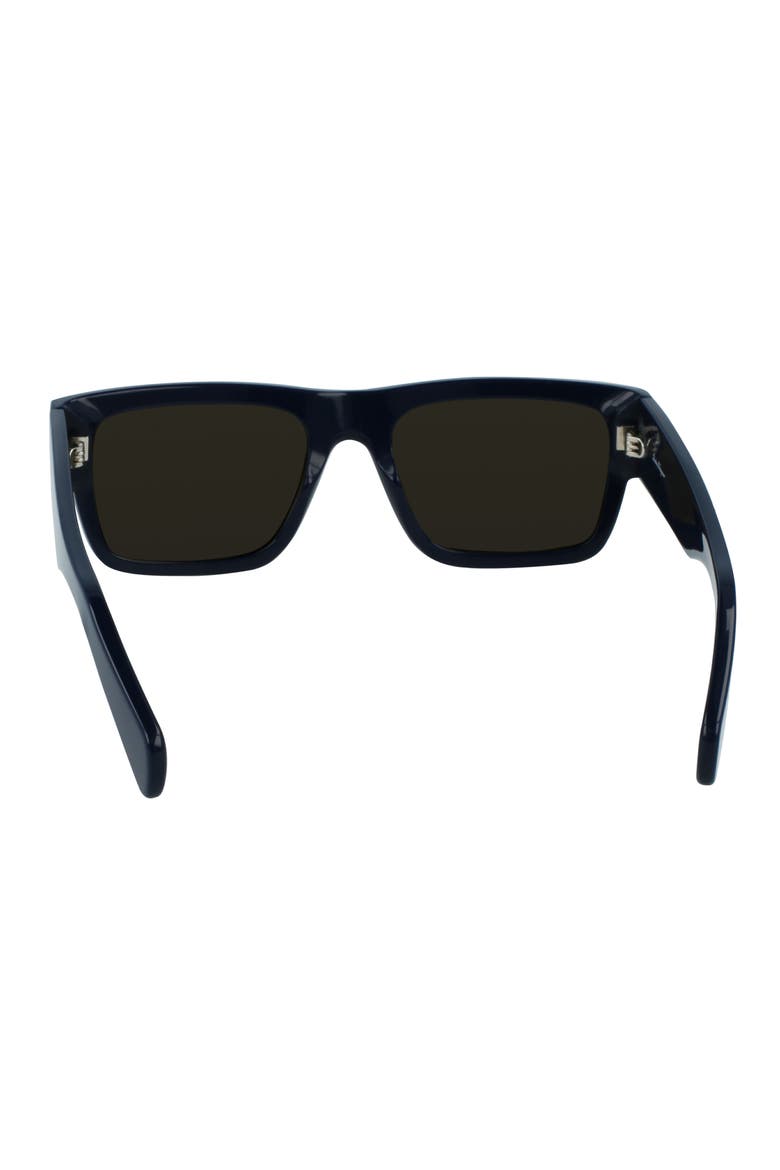 Classic Logo 54mm Rectangular Sunglasses, Alternate, color, BLUE
