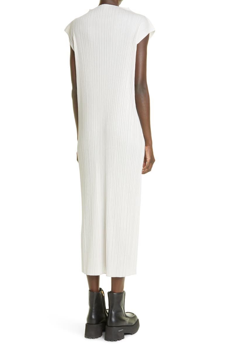 Pleats Please Issey Miyake Pleated Sheath Dress, Alternate, color, 