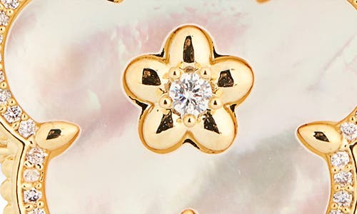 Eye Candy Los Angeles Bonnie Flower Medallion Cuff Bracelet